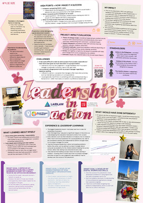 Leadership-in-Action Poster: World Villages for Children