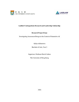 Not worth doing: Why students outsource course work to AI?