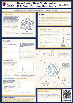 Research Poster - Developing New Sustainable C-C Bond Forming Reactions