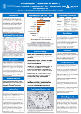 Humanitarian Governance in Retreat: Civilian Perceptions of UNMISS Field Office Closures in South Sudan
