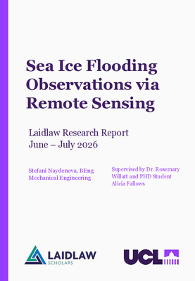 Report - Sea Ice Flooding Observations via Remote Sensing