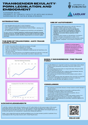 Transgender Sexuality: Porn, Legislation, and Embodiment | Poster