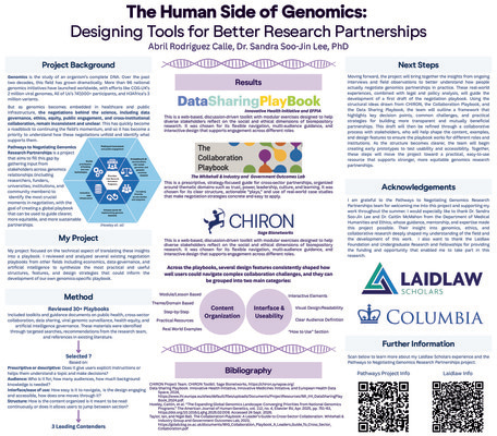 The Human Side of Genomics: Designing Tools for Better Research Partnerships