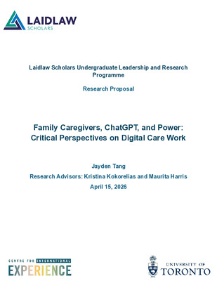Family Caregivers, ChatGPT, and Power: Critical Perspectives on Digital Care Work