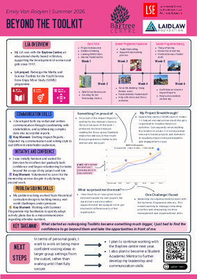 LiA Poster - "Beyond the Toolkit" Emily Van Rooyen