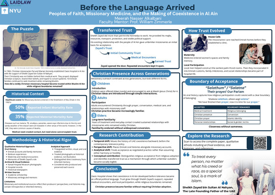 Before the Language Arrived Poster