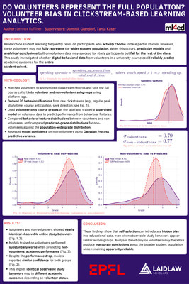 Do Volunteers Represent the Full Population? Volunteer Bias in Clickstream-Based Learning Analytics.