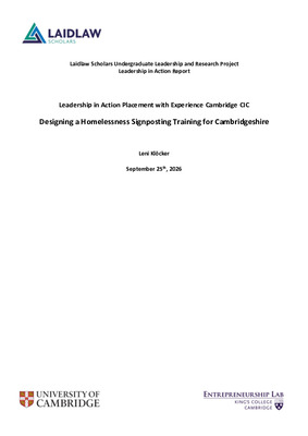 LiA Project with Experience Cambridge CIC