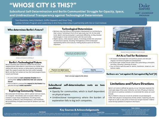 “Whose city is this?”: Subcultural Self-Determination and Berlin Communities’ Struggle for Opacity, Space, and Unidirectional Transparency against Technological Determinism