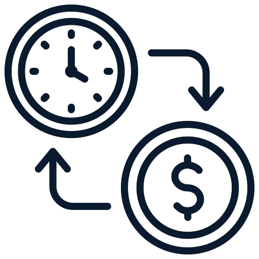 money is time icon