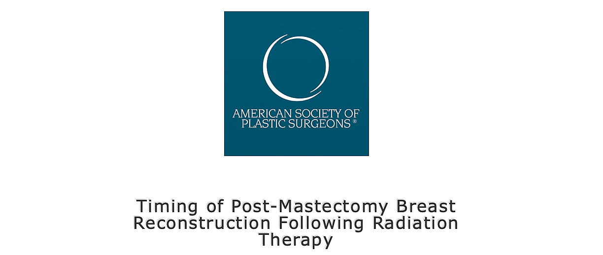 SURVEY Trends of postmastectomy timing following radiation therapy