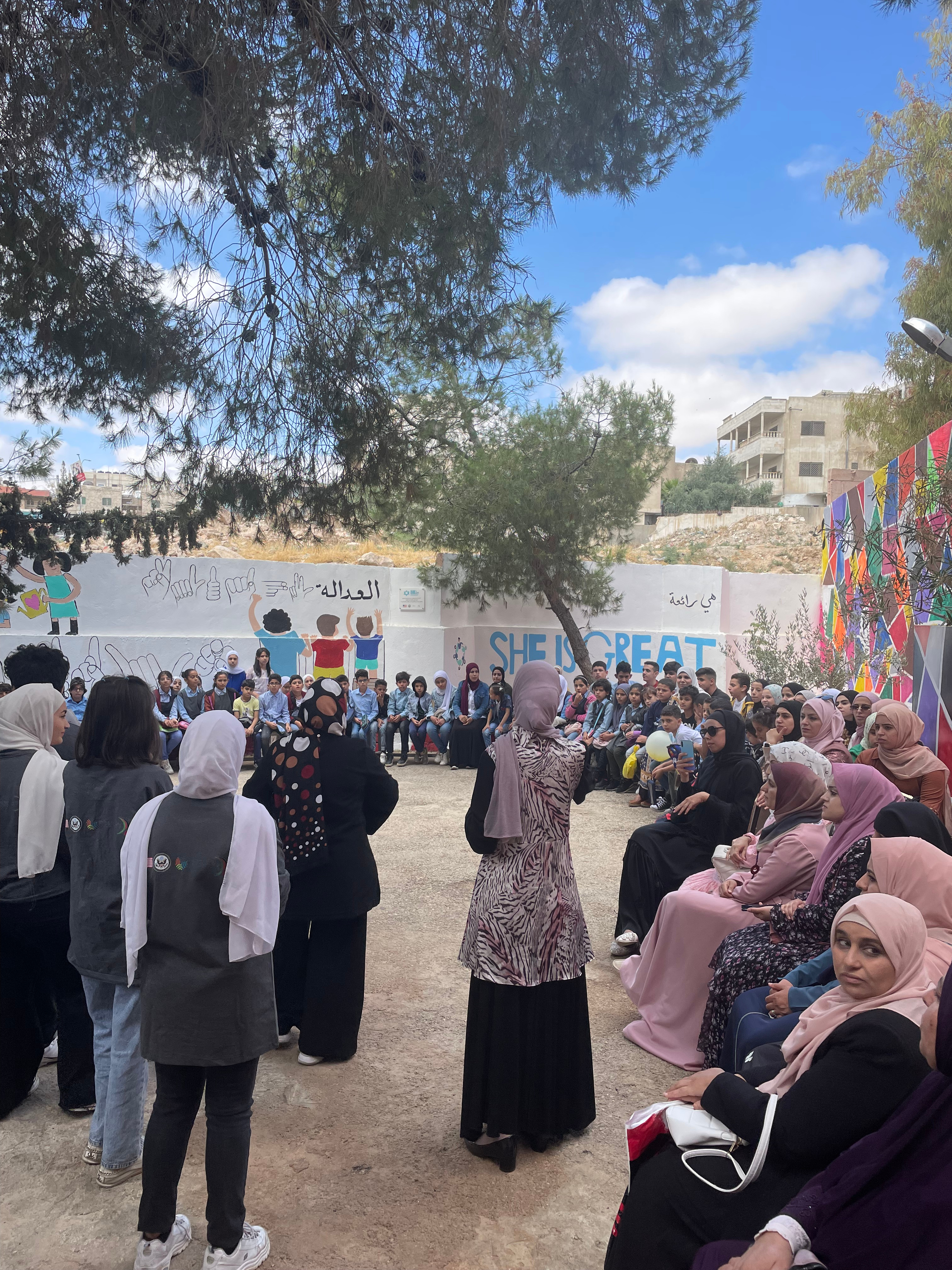 Event at school for deaf students