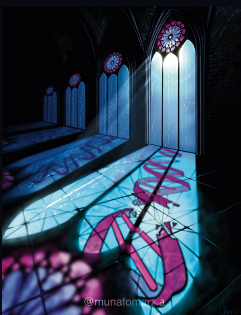 An image of a recent journal cover art by Marzia Munafò inspired by the work of Drews et al. Nature (2022).