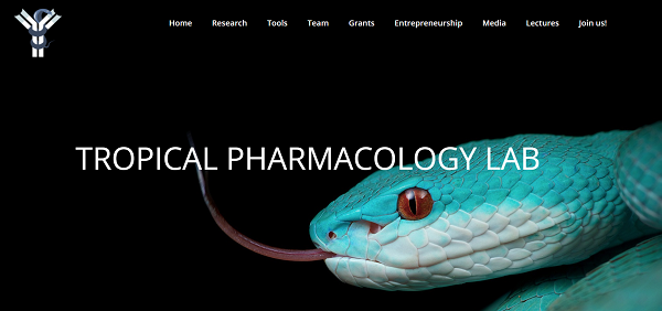 Toxic Pharmacology Lab website