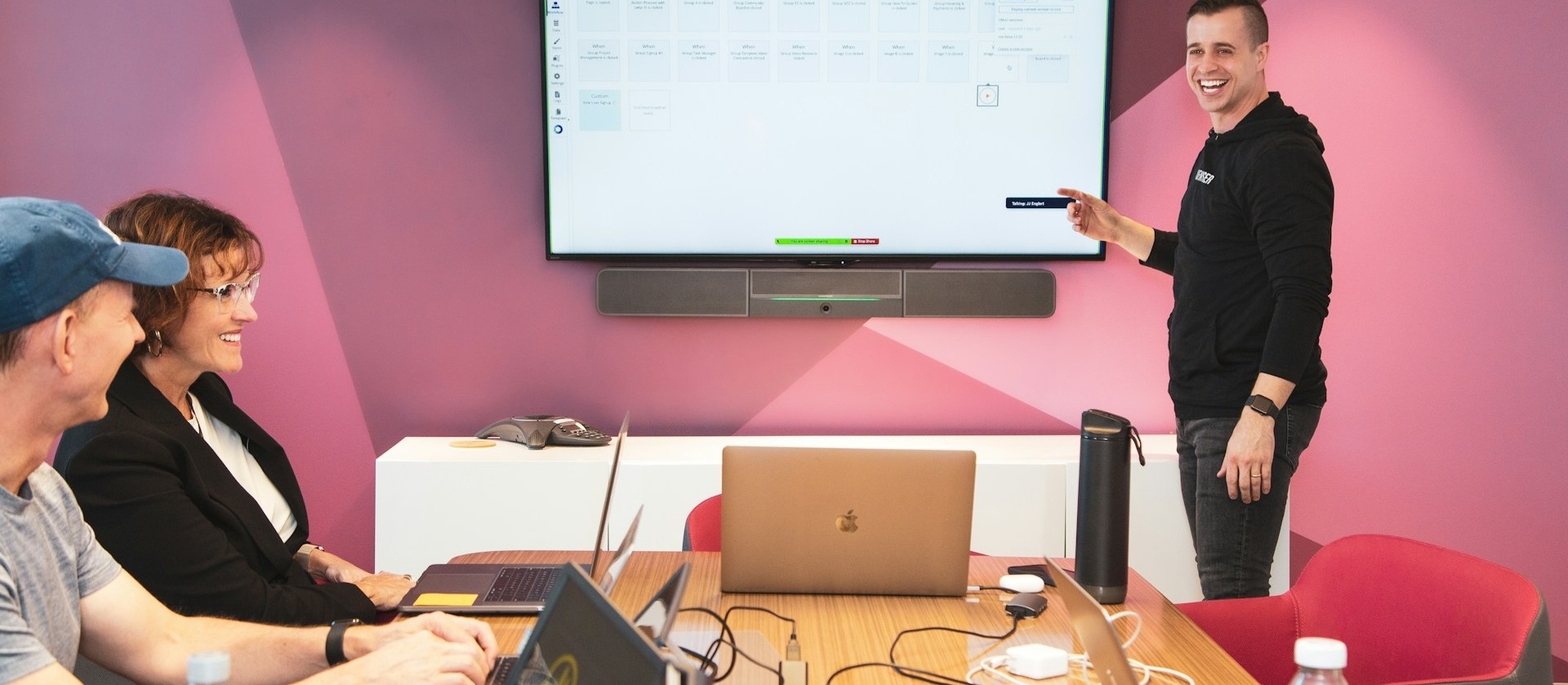 Wired screen sharing