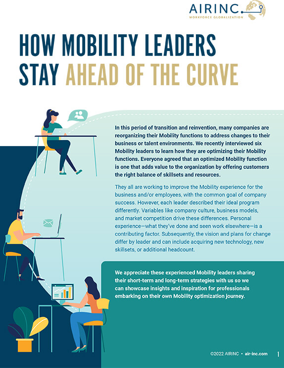 What do Mobility Leaders need to know?