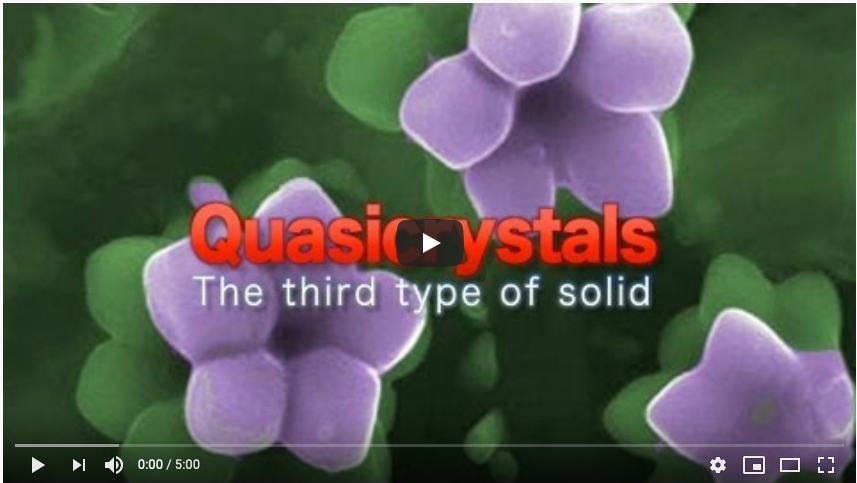 Quasicrystals: The third type of solid
