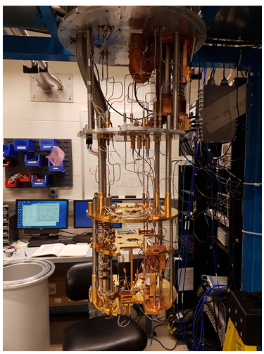 A look inside the cryostat