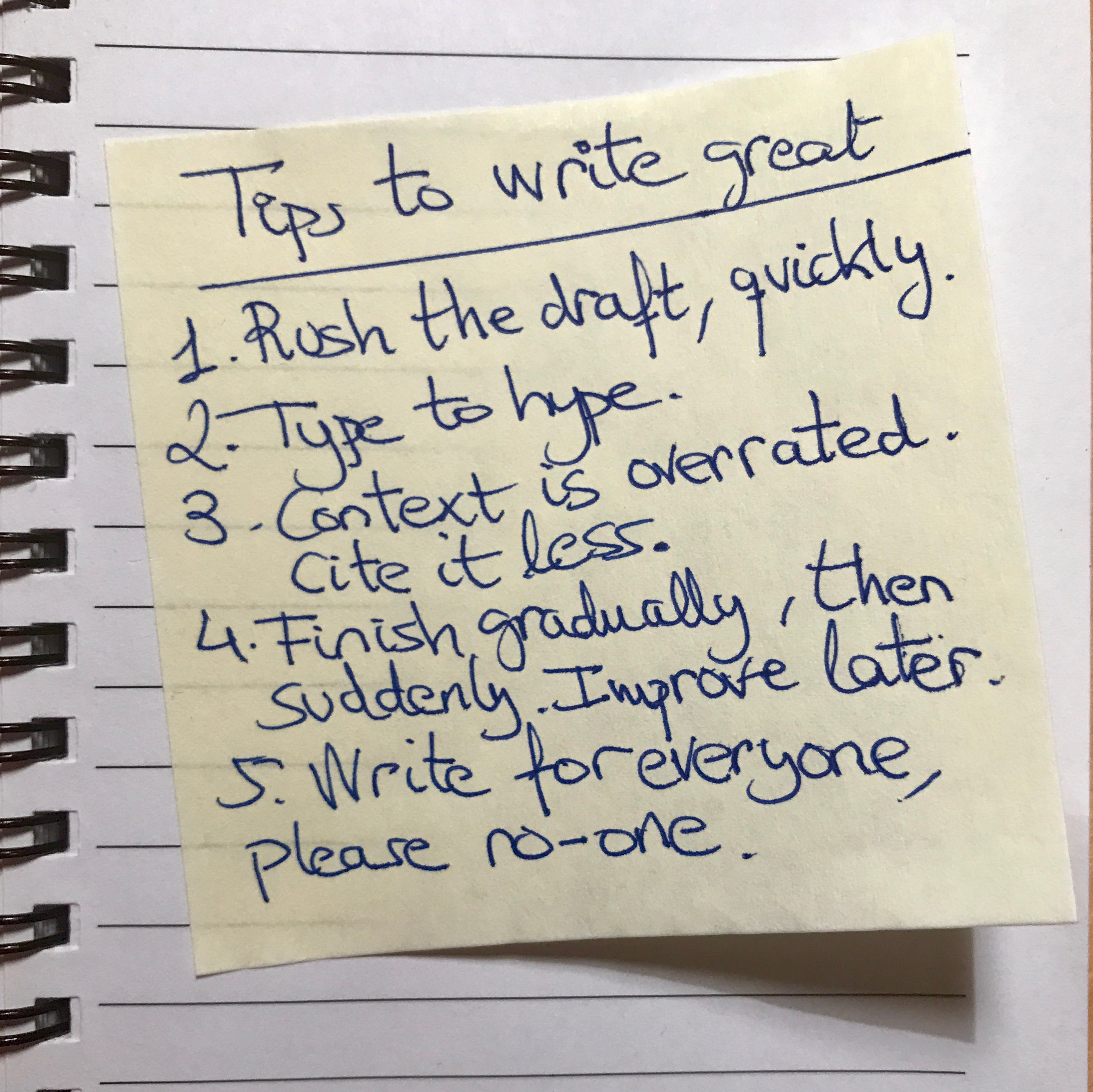 How not to write well