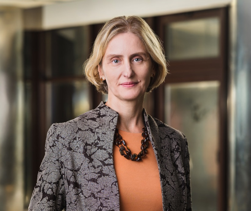 Portrait photo of Prof. Marta Miączyńska, Director of the IIMCB