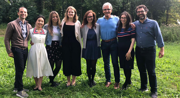 Group photo showing the team of pediatric nephrology and dialysis research
