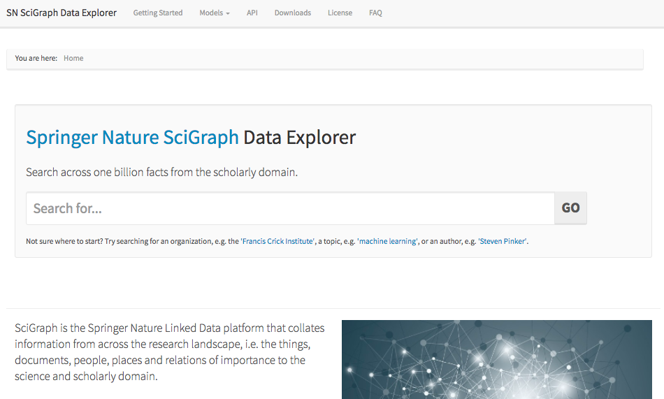 SciGraph Data Explorer SciGraph Data Explorer