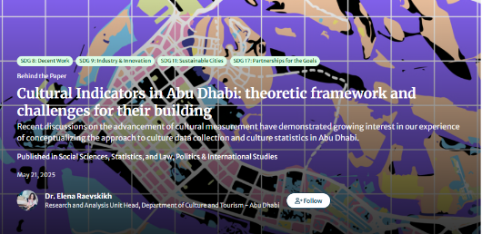 Cultural Indicators in Abu Dhabi: theoretic framework and challenges for their building
