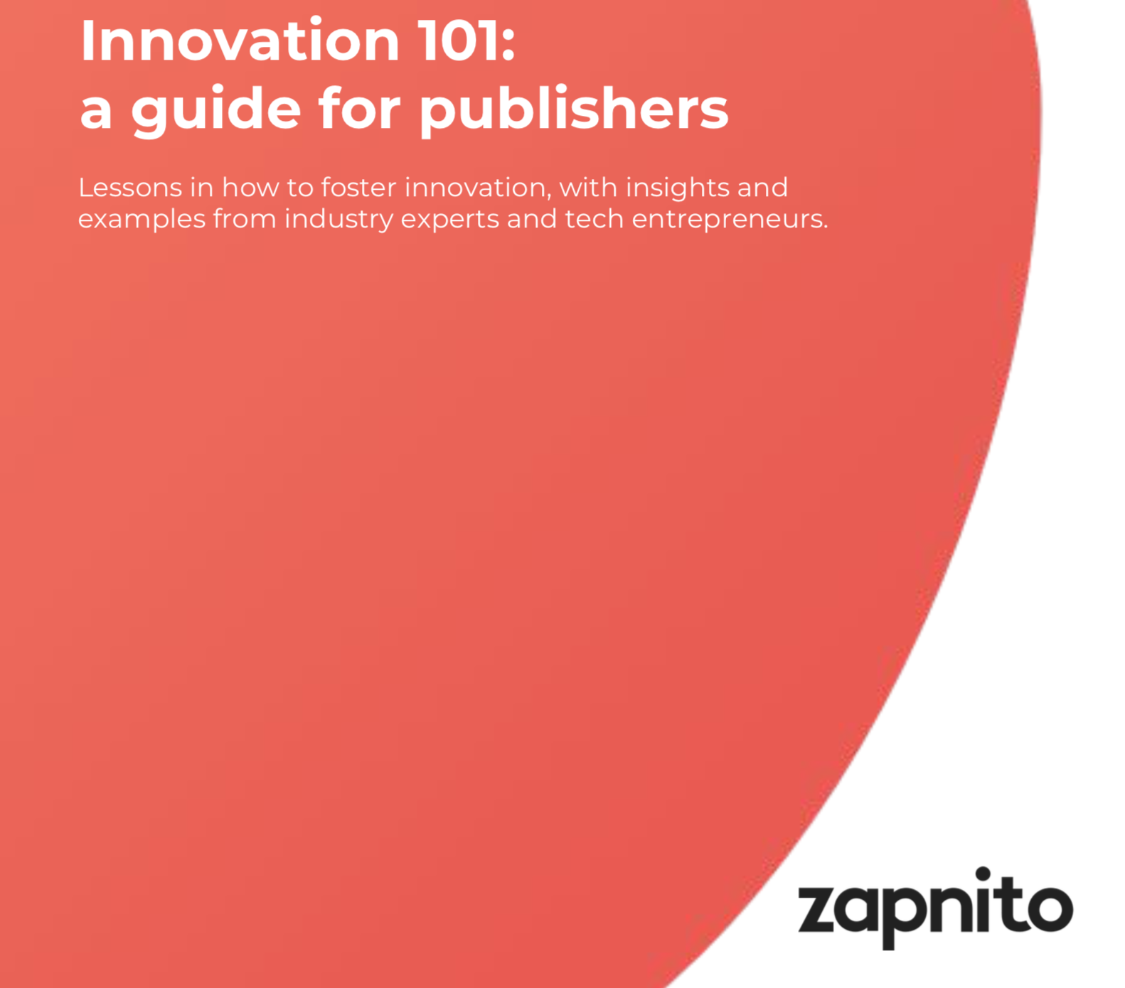 Innovation 101: a guide for publishers