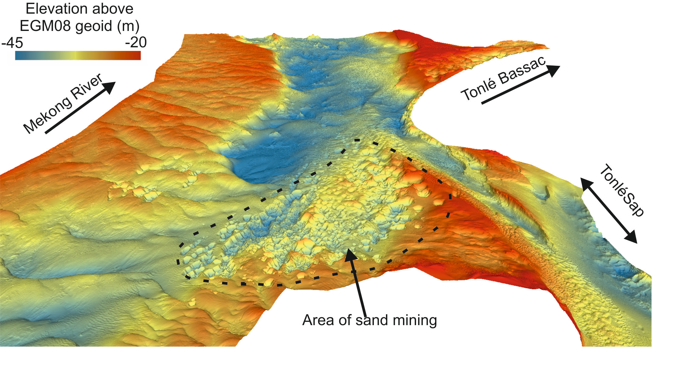 Mekong bathymetry Mekong bathymetry