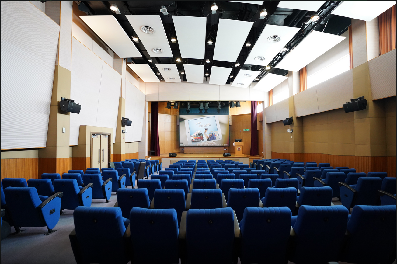 Professional AV Space for a Government Agency with Speakers, Projectors and Acoustic Design