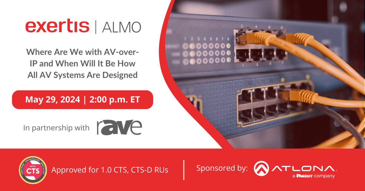 AVoIP webinar - May 29th AVoIP webinar - sponsored by Atlona