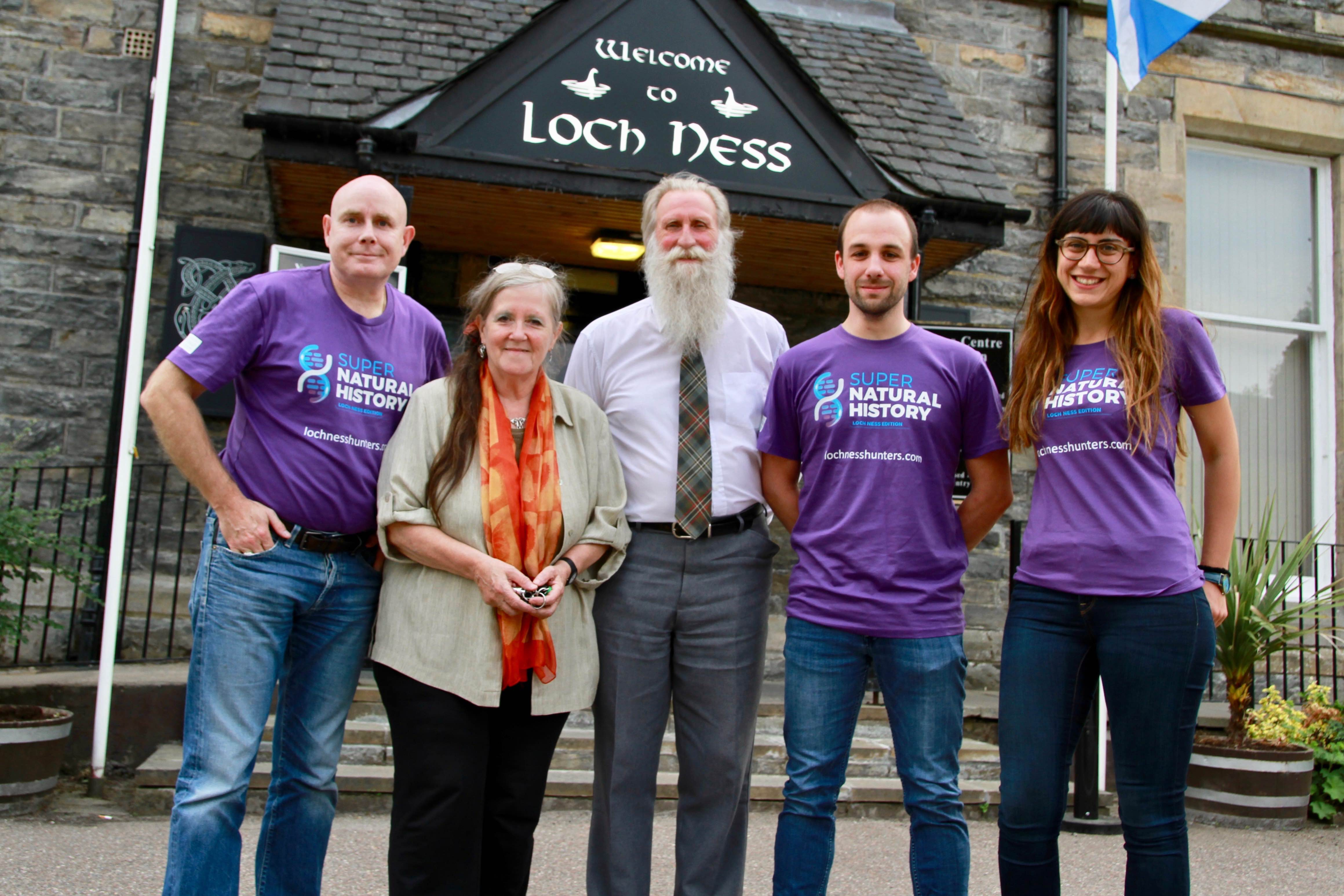Adrian Shine of the Loch Ness Centre and the Supernatural History Team Adrian Shine of the Loch Ness Centre and the Supernatural History Team