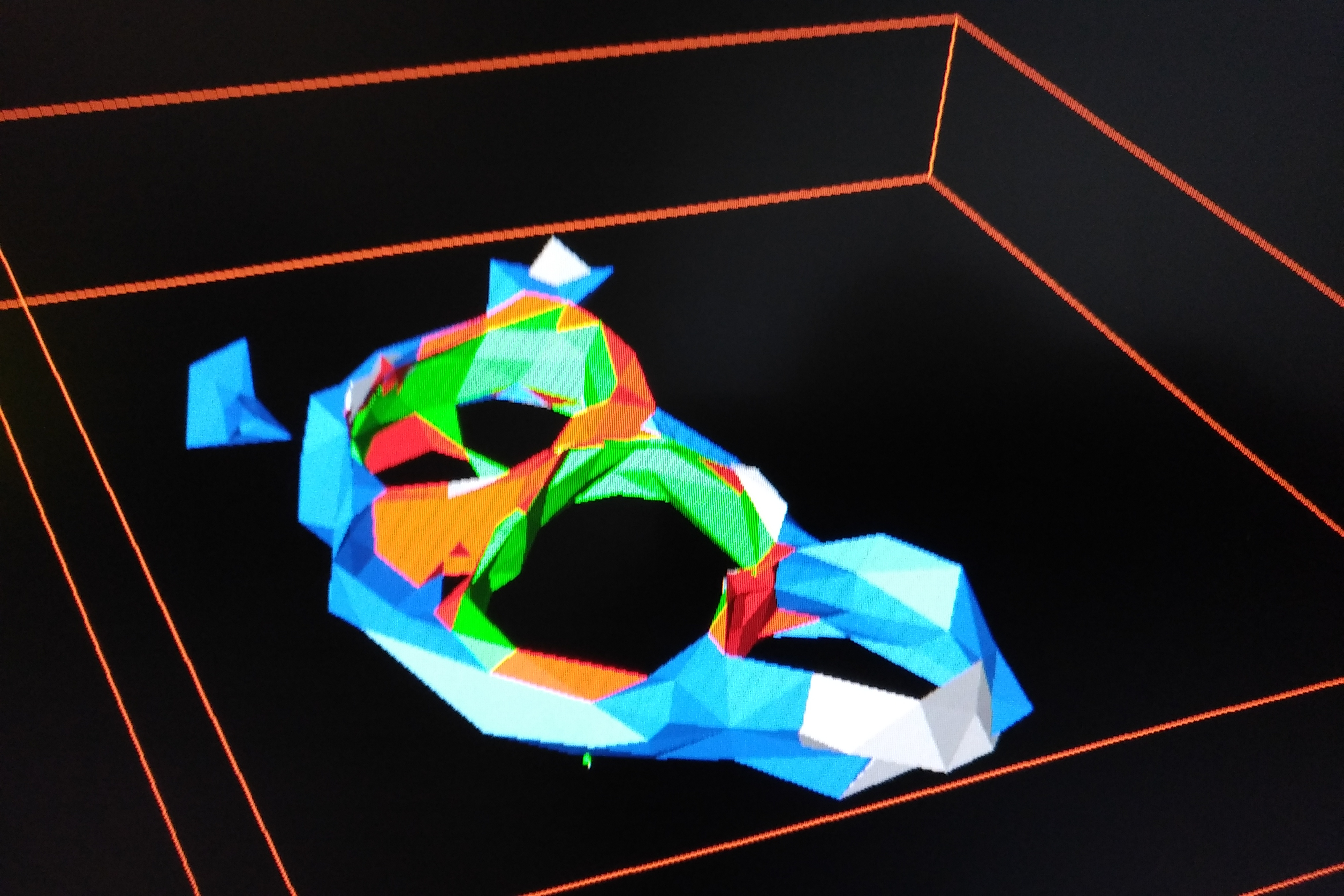 If you mess up the parameters while generating the final rendering of your 3D CryoET reconstruction, you can end up with some abstract art instead of a figure for a paper.