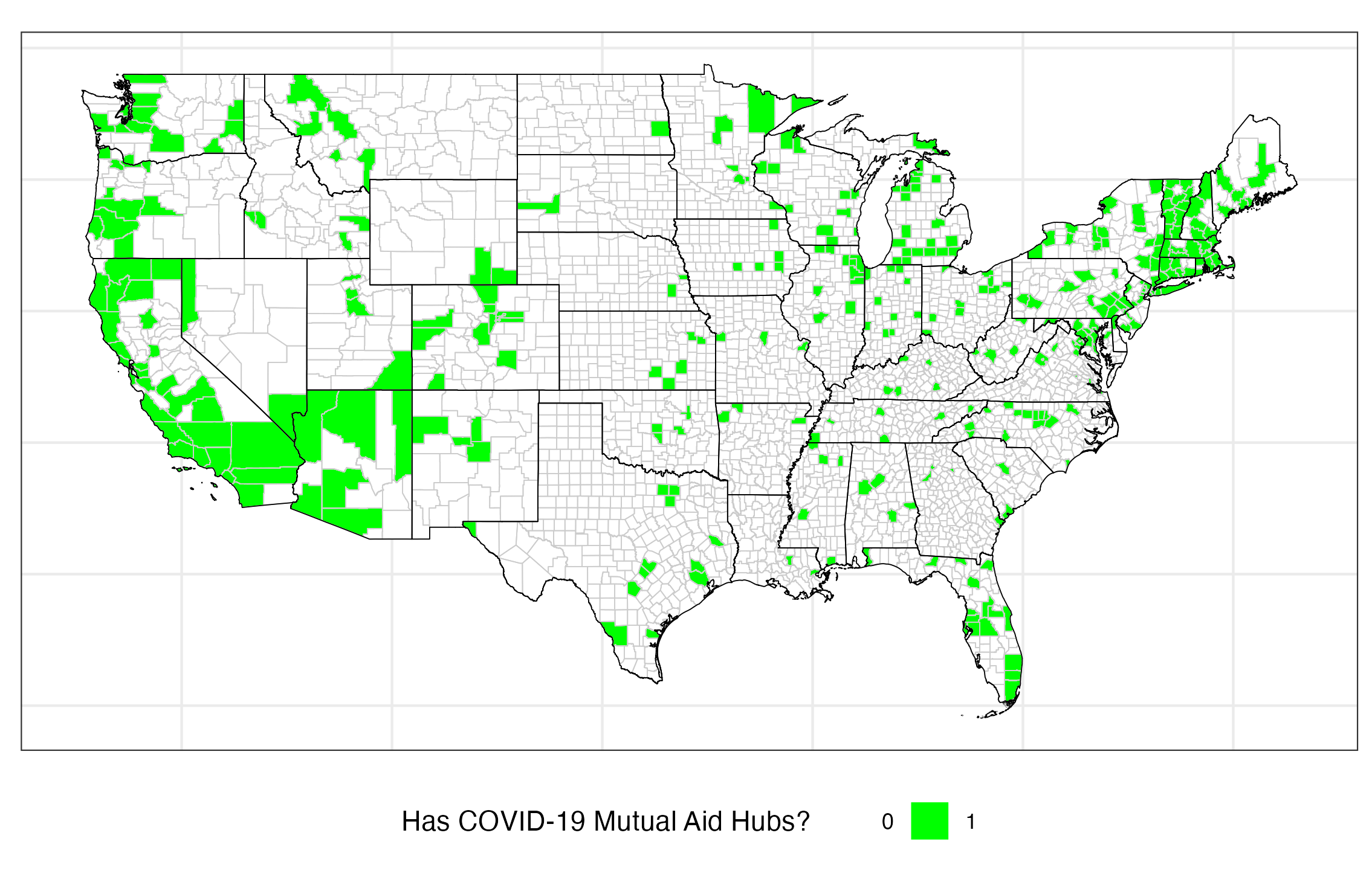 Map of Civic Opportunities in the United States (Source: Mapping the Modern Agora)