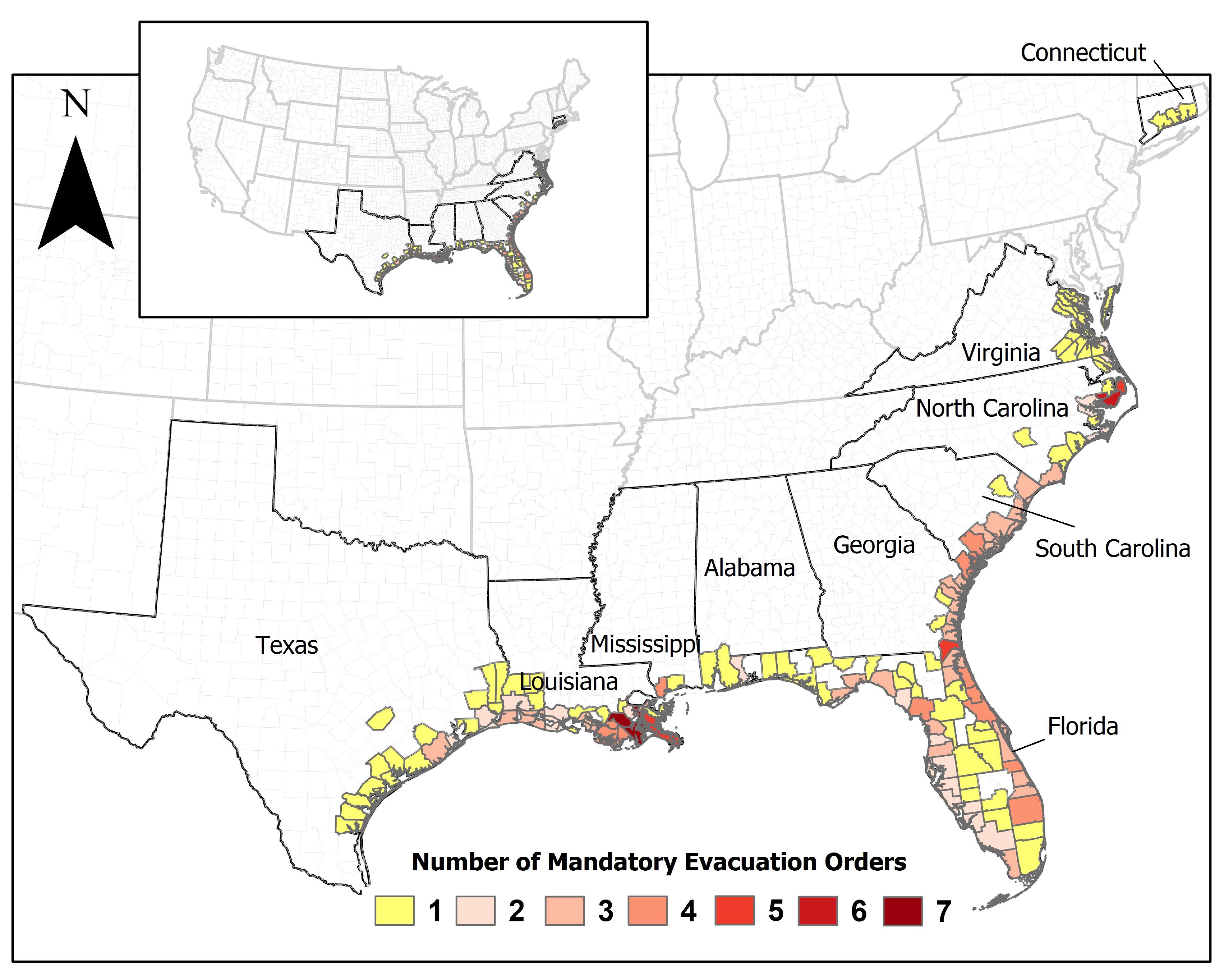 Mandatory evacuation orders count.