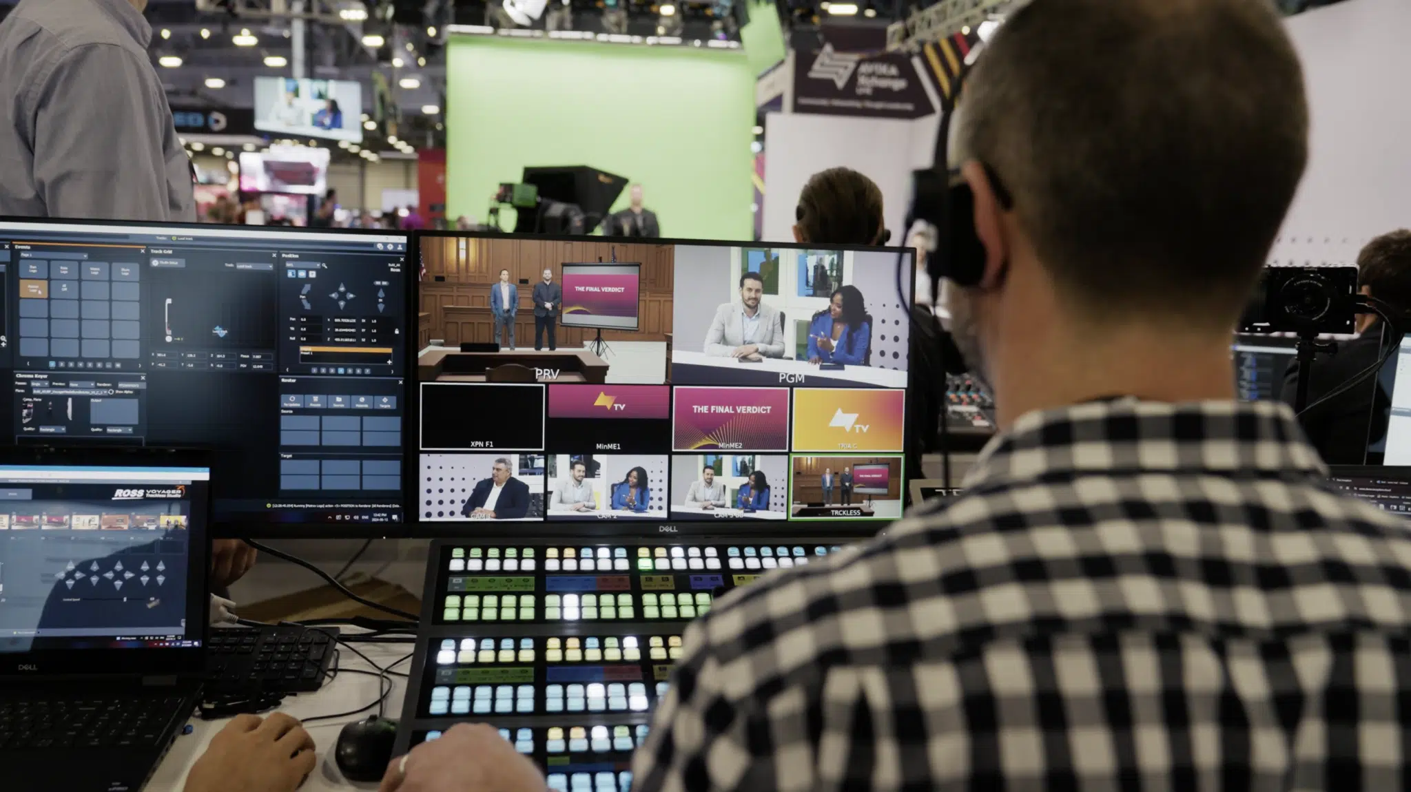 Ross Video and AVIXA Live Virtual TV Studio at InfoComm