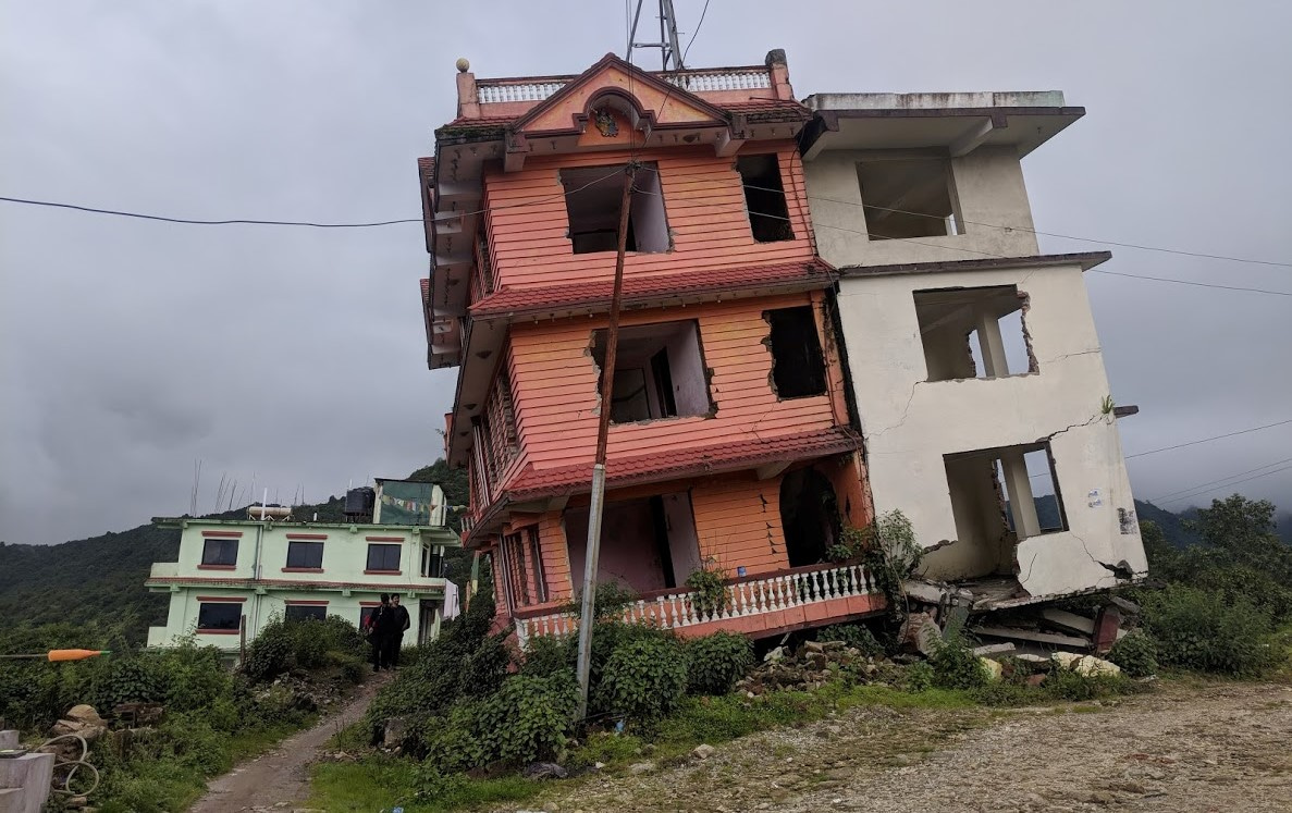 Buildings in Nepal remain unrecovered years after the 2015 Nepal earthquake