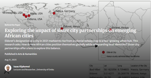 The Power of Sister City Cooperation 