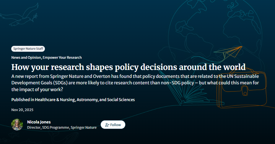 How your research shapes policy decisions around the world