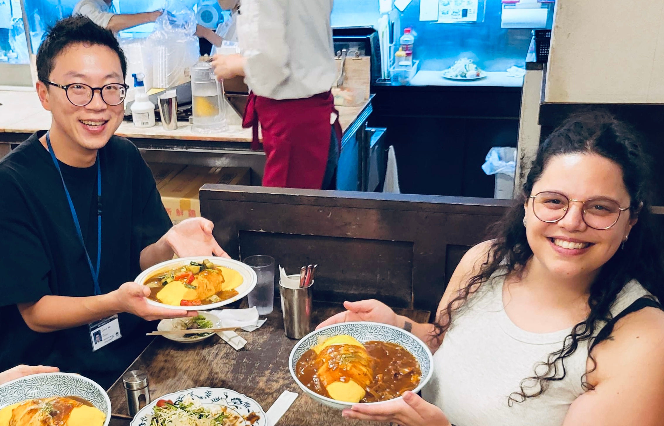 This photo was taken on one of my last days in Kyoto, when Zaoming was taking me to dinner to places he likes