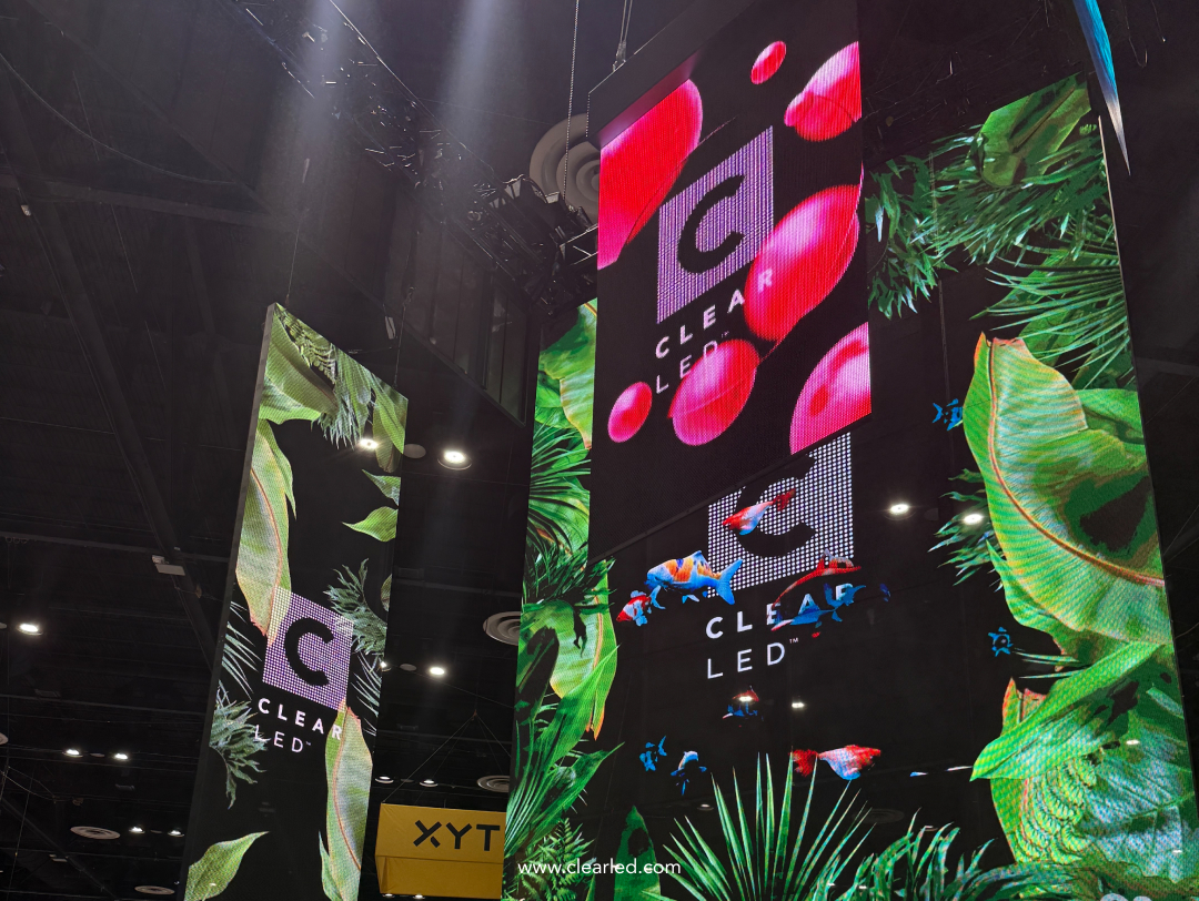 ClearLED MicroMesh Double-Sided at InfoComm 2025