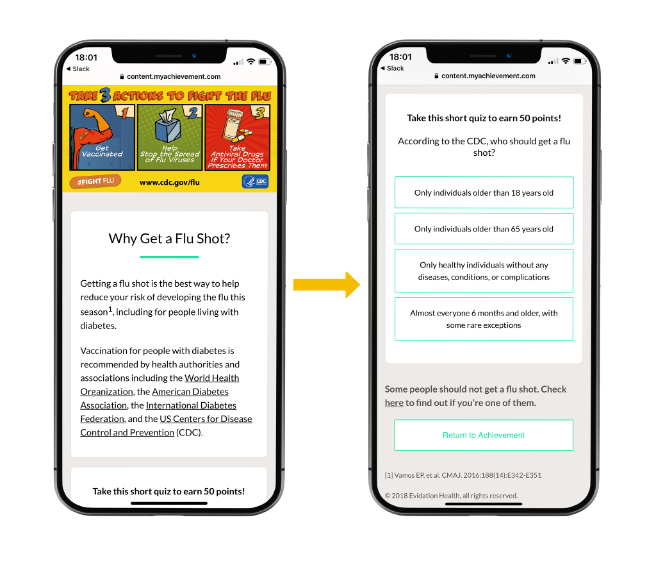 Intervention content