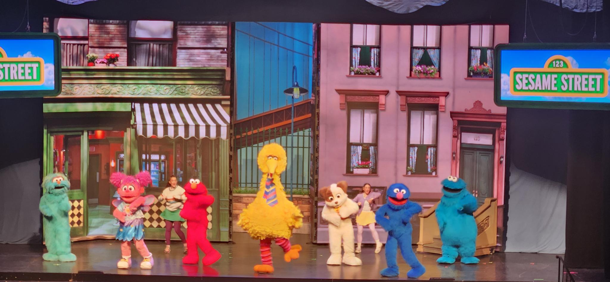 Sesame Street Live Sesame Street characters on stage