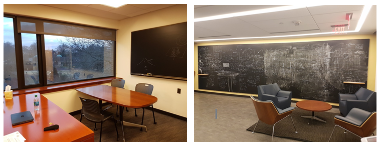 Office space in the physics department