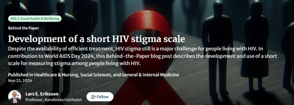 Development of a short HIV stigma scale