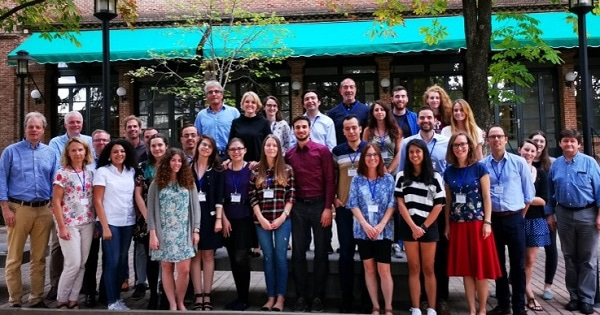 Group photo while attending the academy of the ImprovePD in Madrid, Spain. 