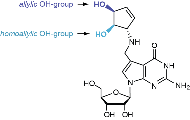 The possible sites of glycosylation in manQ