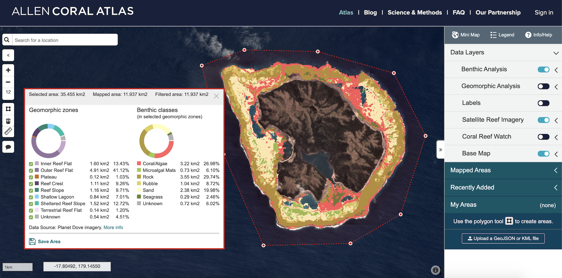 Allen Coral Atlas platform