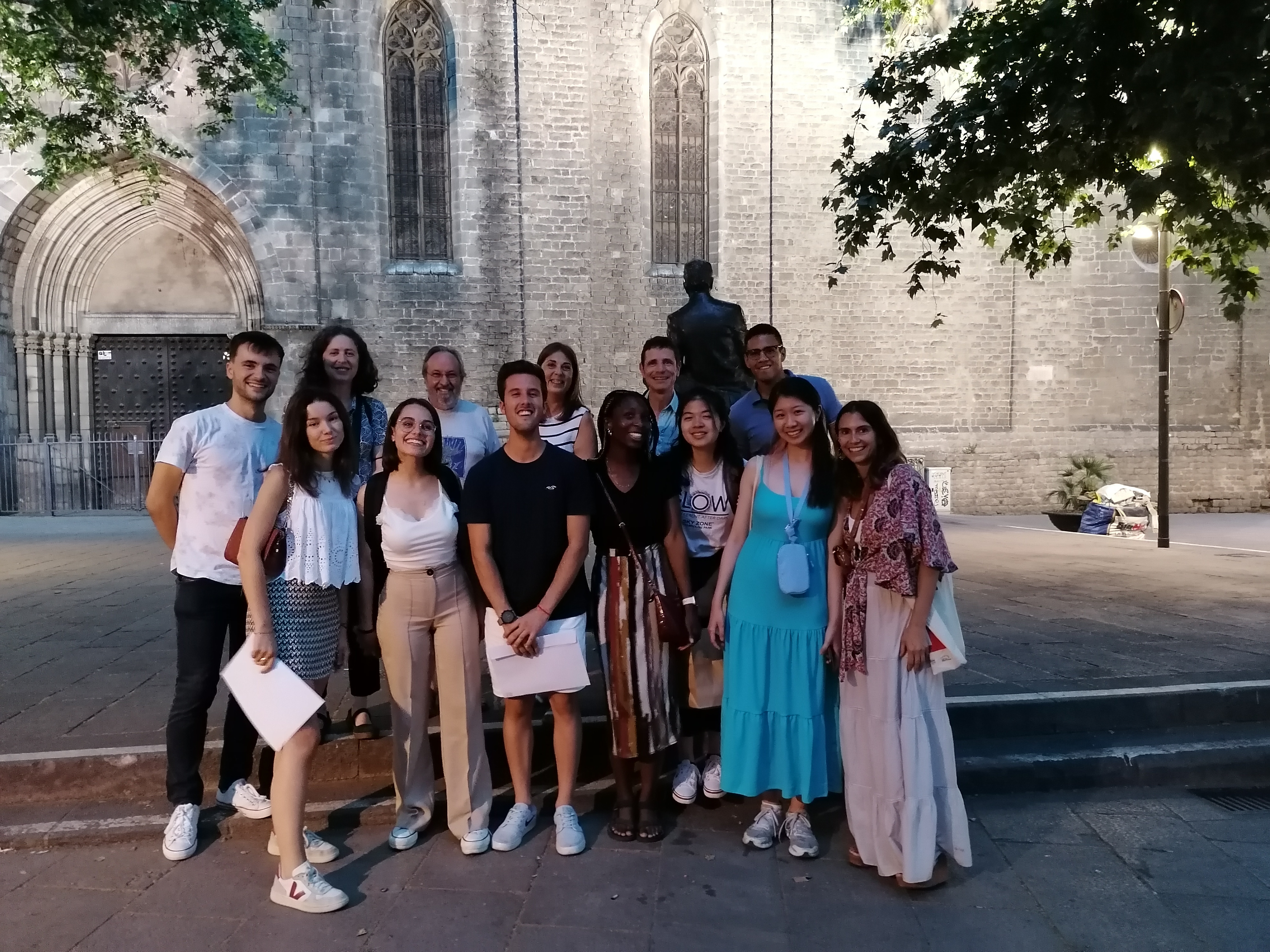 Laidlaw Scholar Chloe Gong at the University of Barcelona, as part of a project that prepares global leaders in healthcare.