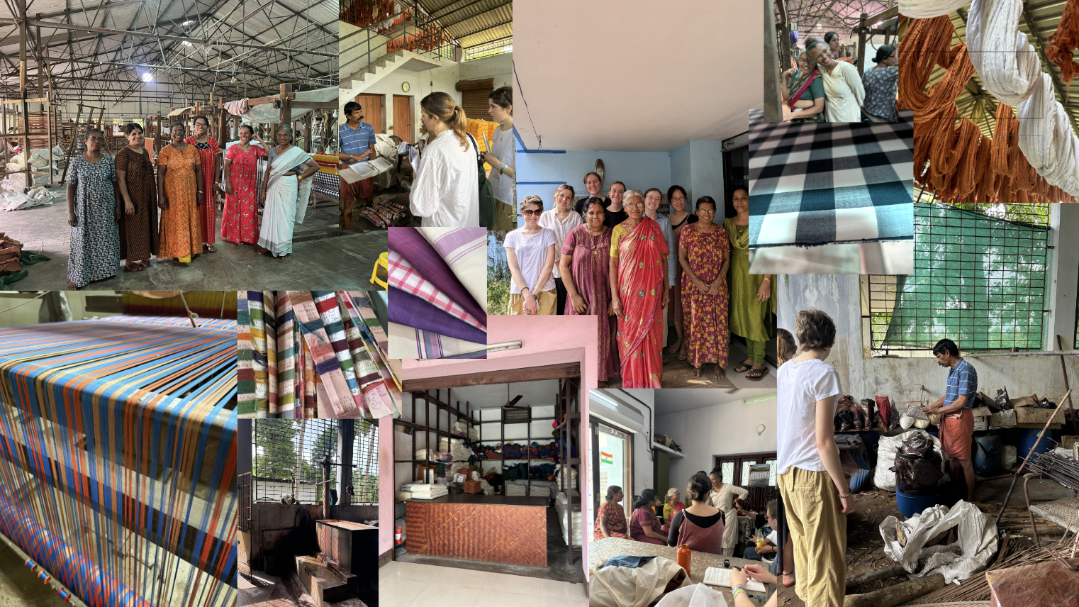 A collage from our time with Save the Loom!